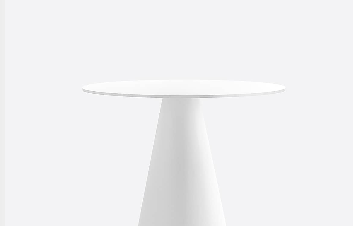White Table Close-up