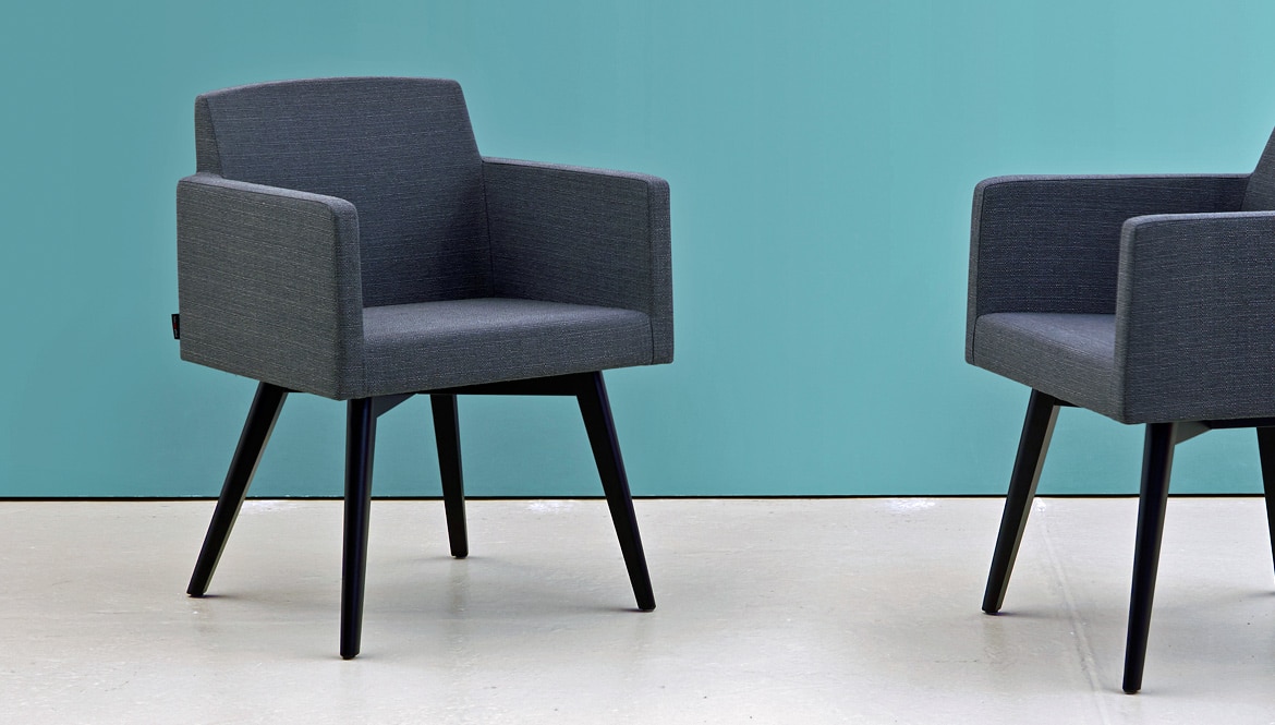 Black Reception Chair