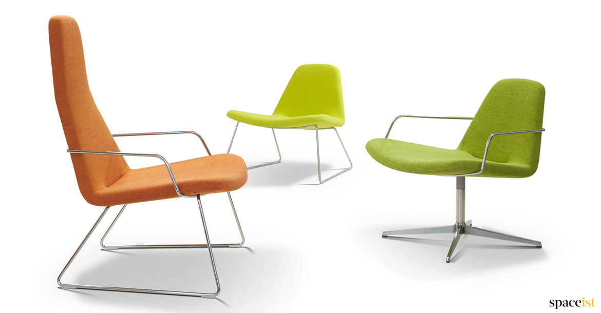 Green reception chair