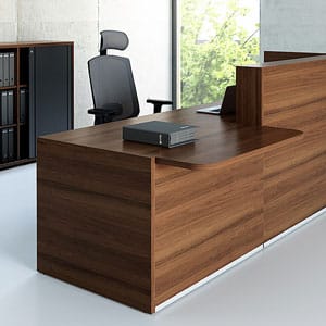 A reception desk isn't just any old desk