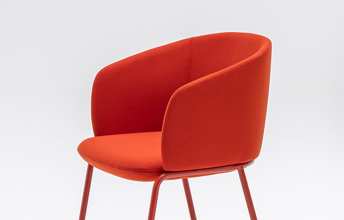 Orange breakout chair