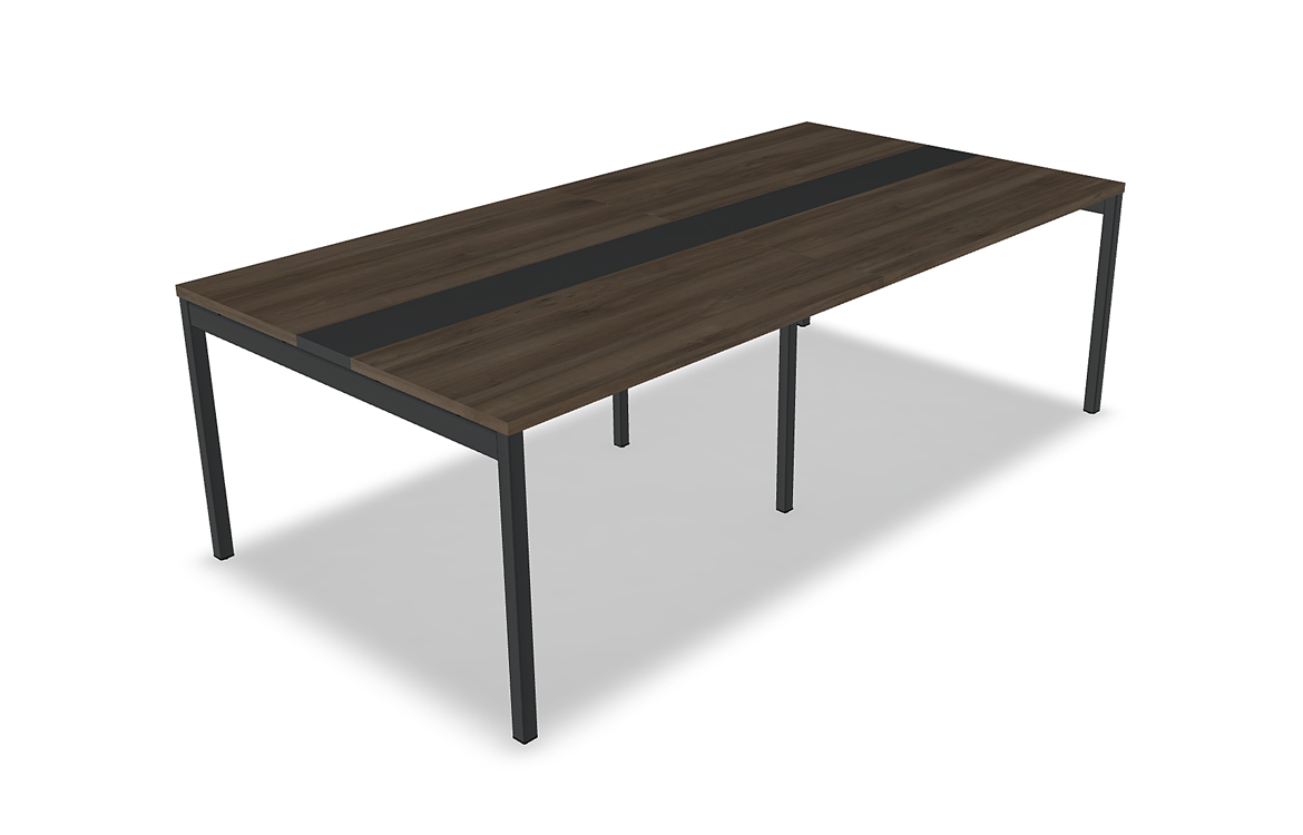 Alpha Y walnut desk