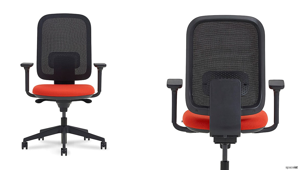 Black Mesh Swivel Office Chair