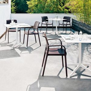 Are Spaceist’s bistro tables also suitable for outside?