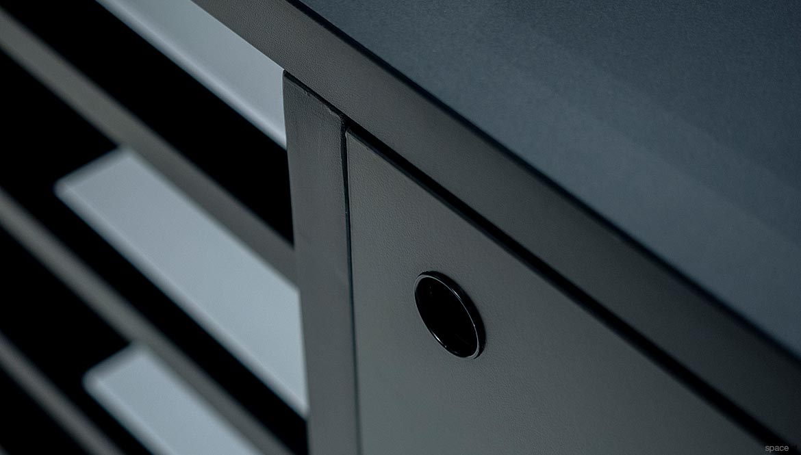 Black Cabinet Detail