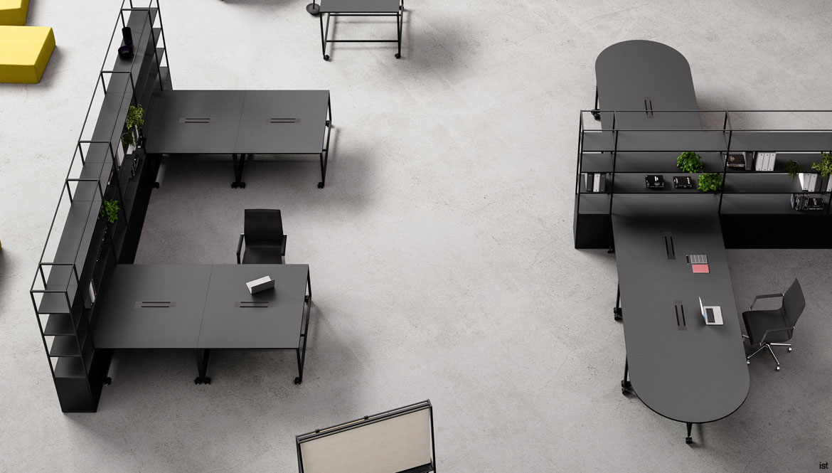Atelier Black Desk Range