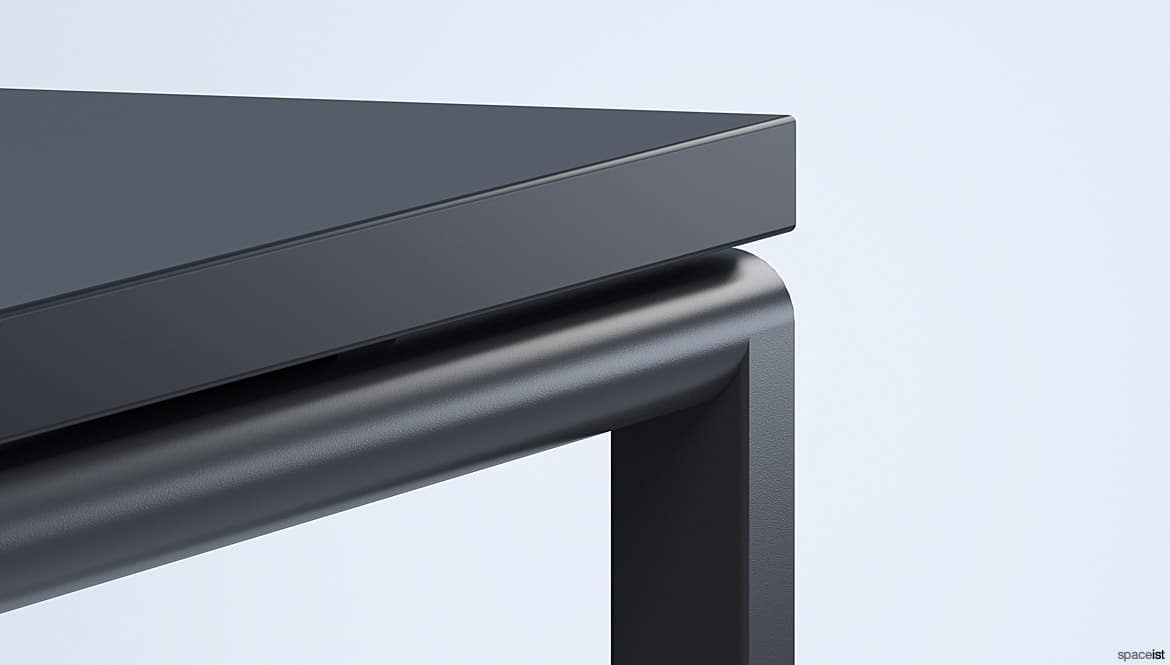 Black Desk Detail