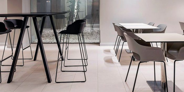 Babila grey cafe chair