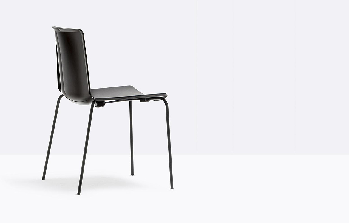 Black cafe chair