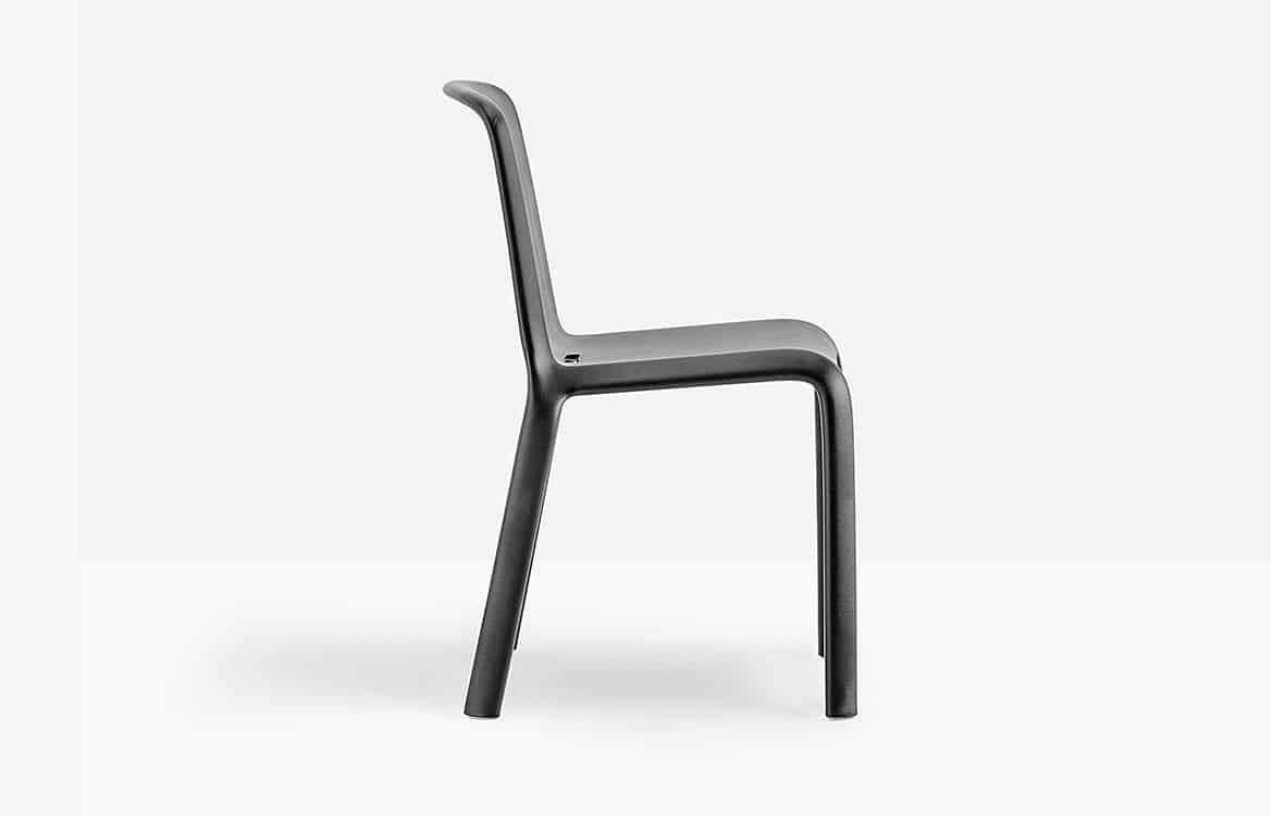 Black cafe chair