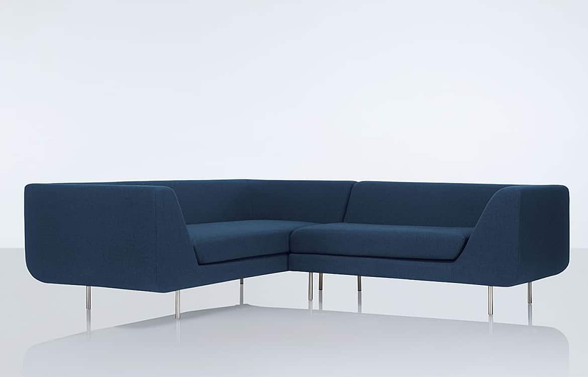 Blue Corner Sofa