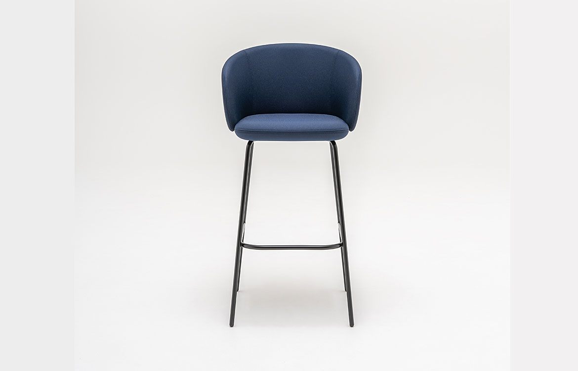 Blue meeting stool