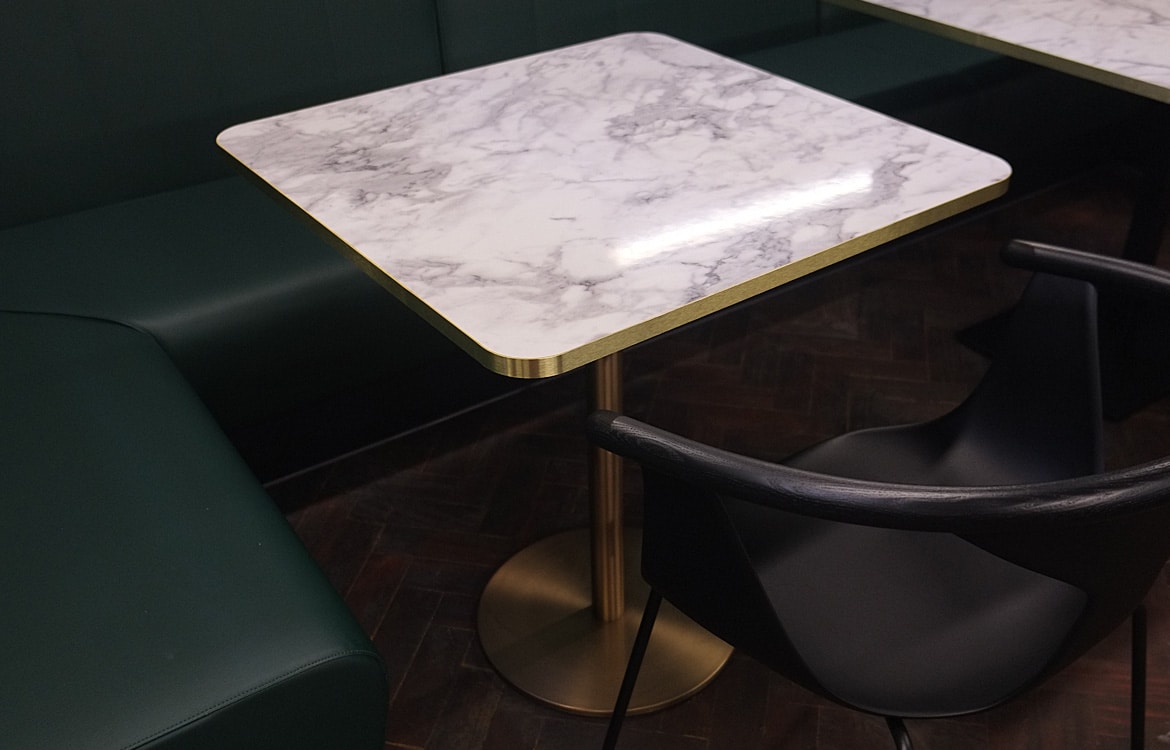 Brass Bistro Table