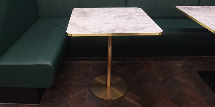 Brass Cafe Table