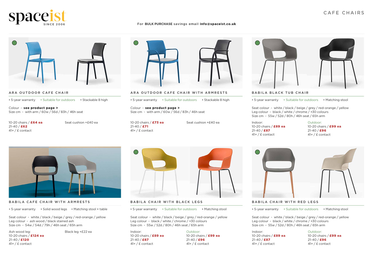 Cafe-chair-prices-2 Cafe chair prices