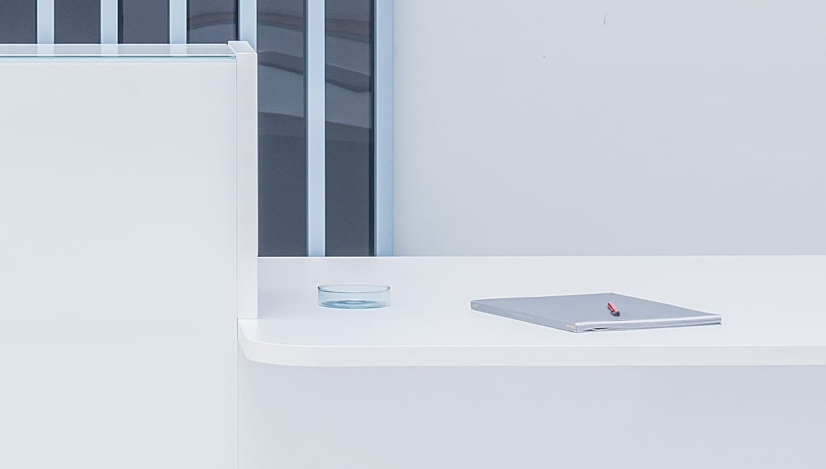 Clinic Waiting Room Desk
