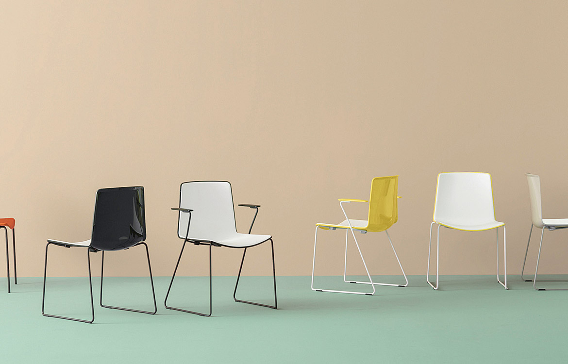 Colourful commercial conference chair