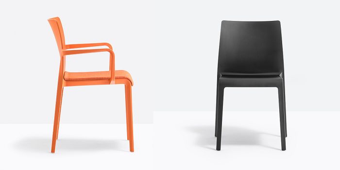Colourful study chairs