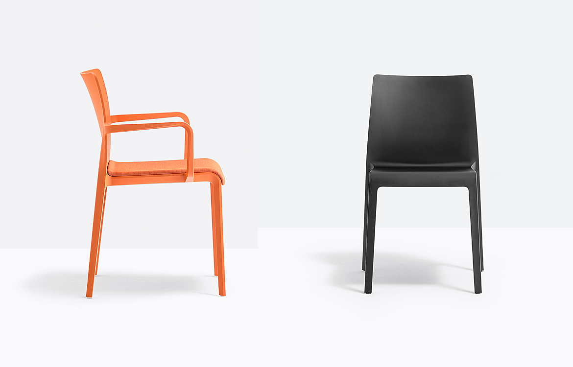 Colourful study chairs