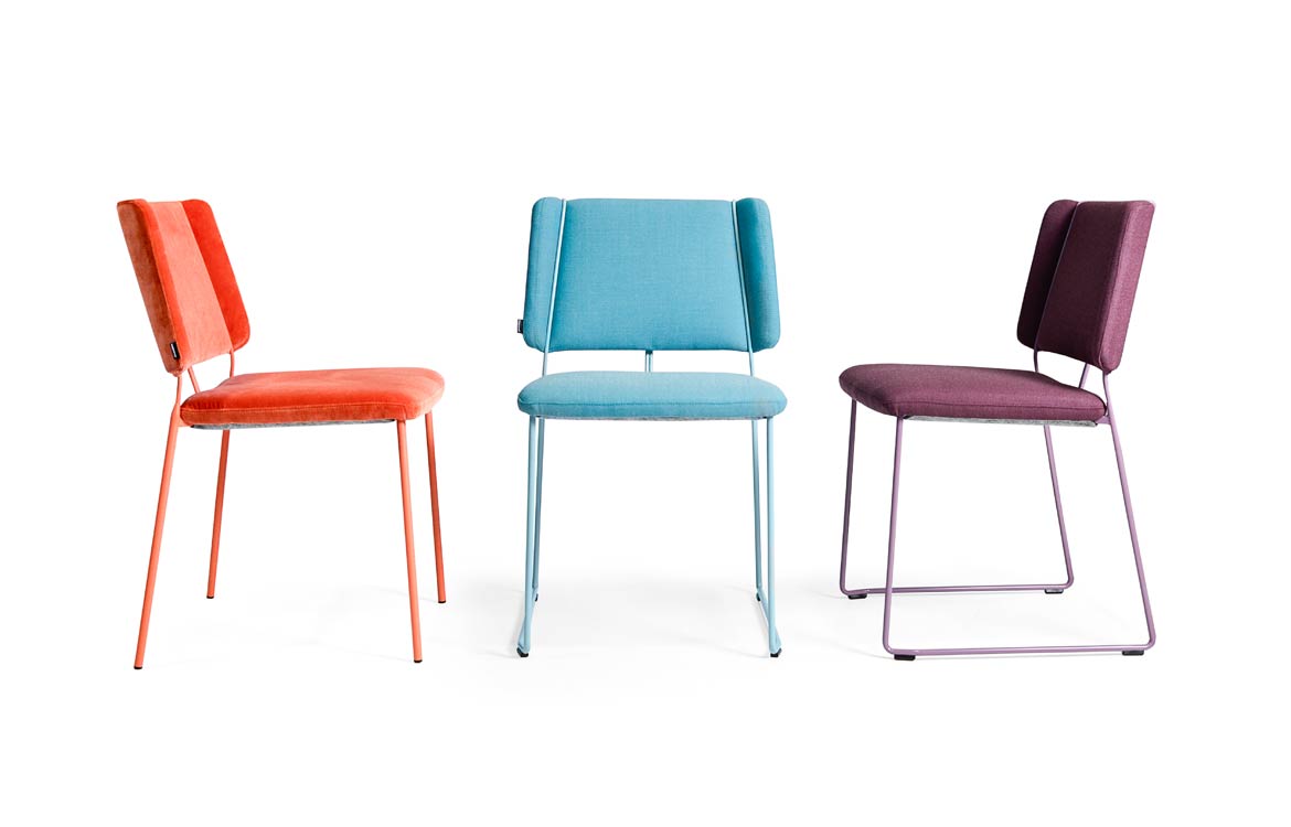 Colourful meeting chair