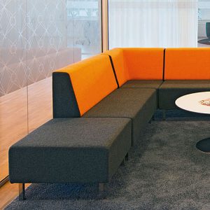Commercial Modular Sofa That Match Your Logo & Colour