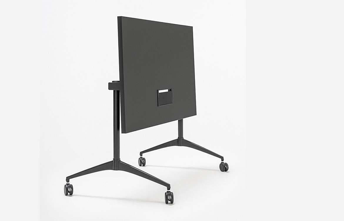 Commercial black folding table