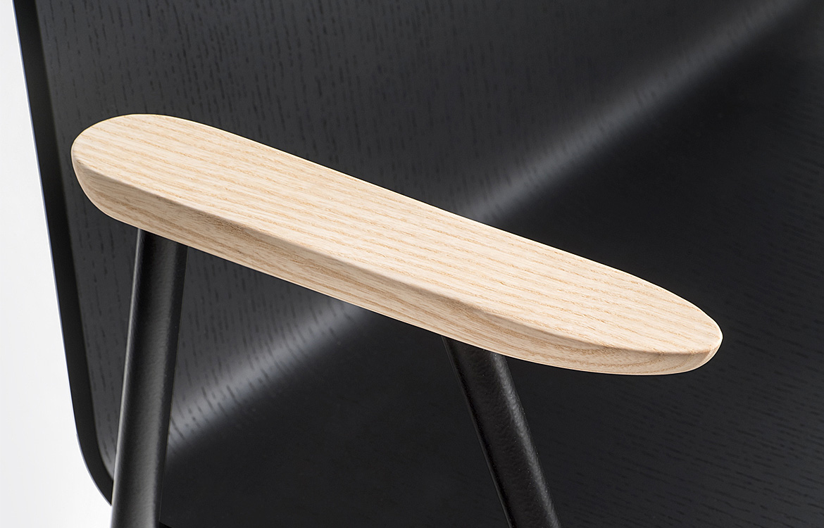 Commercial chair office ash armrests