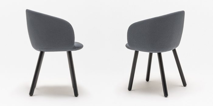 Commercial meeting chair grey