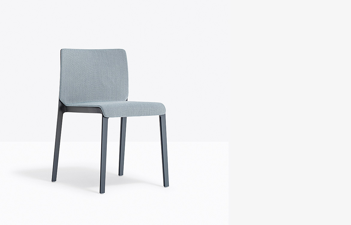 Commercial stacking chair pastel colours