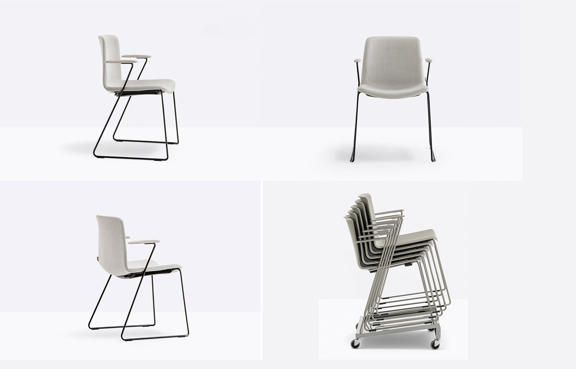 Commercial stacking meeting chair range