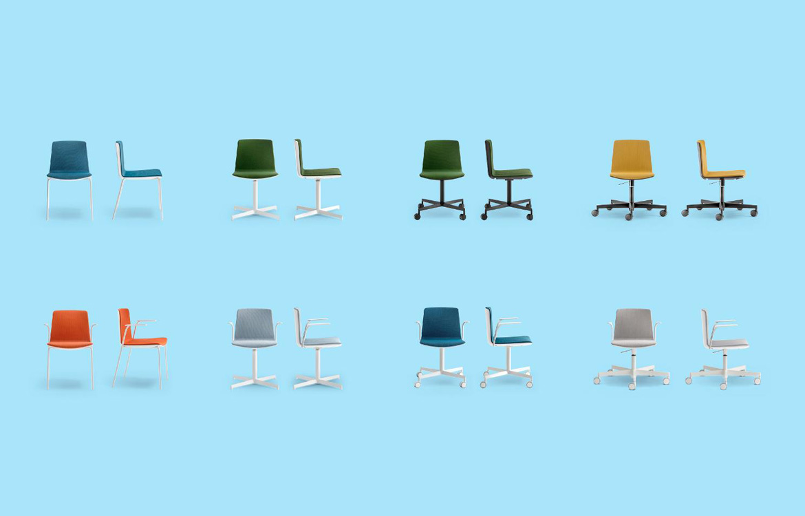 Commercial swivel chair office range