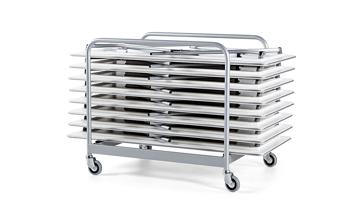 Commercial table trolley carrier