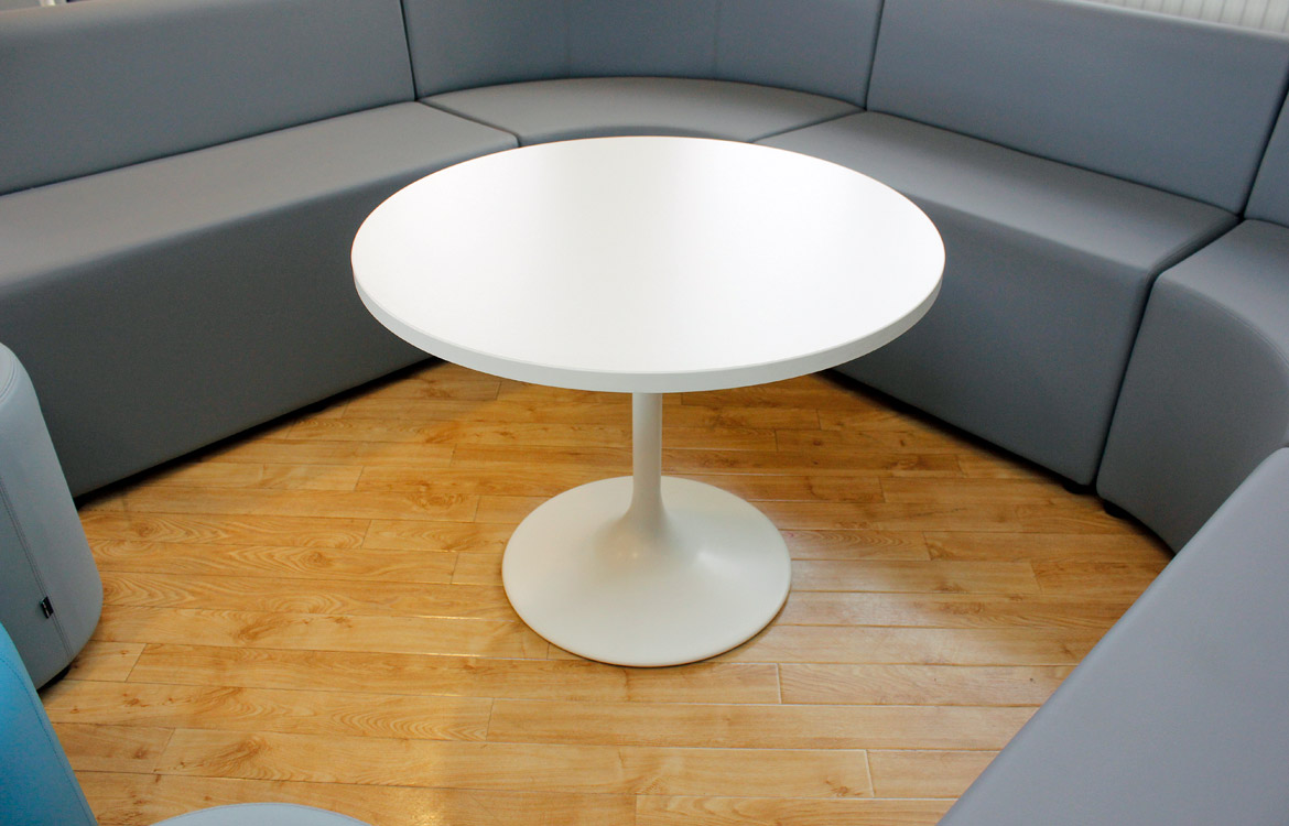Commercial white table