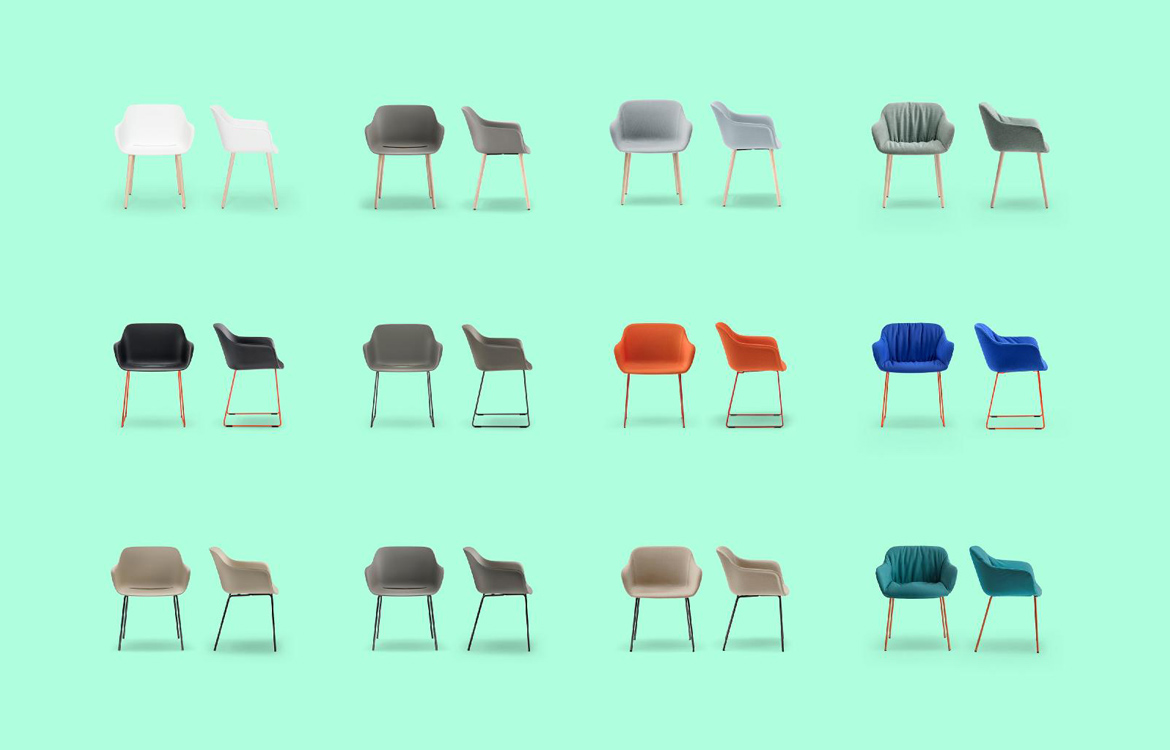 Commercial wide meeting chair