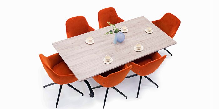 Commercial wood folding table