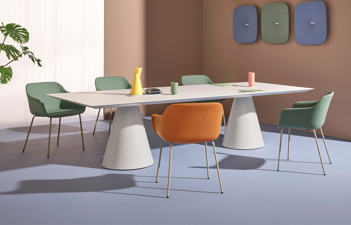 Designer meeting table