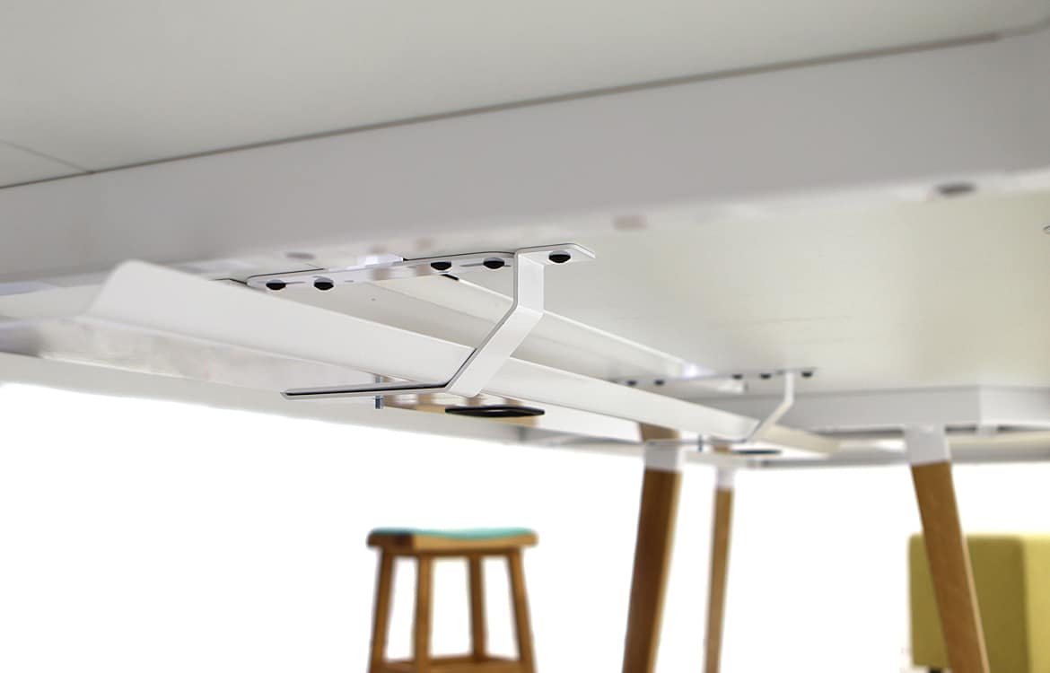 Desk cable tray
