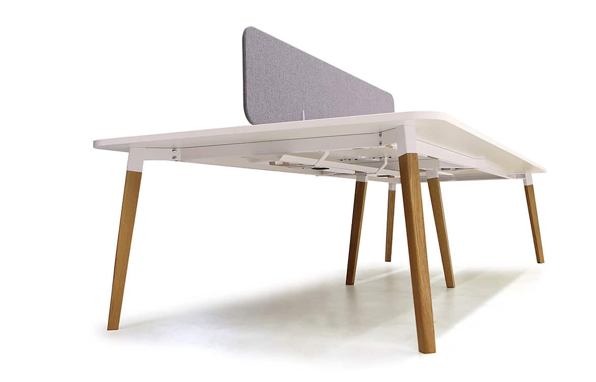 Desk underside