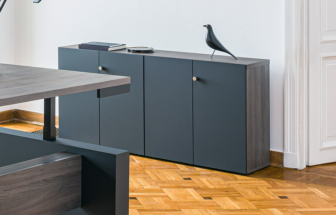 Executive cabinet black