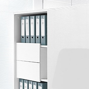 Filing cabinets are the ideal space-saving storage
