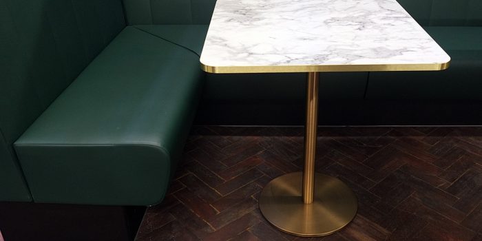 Green Booth Seating