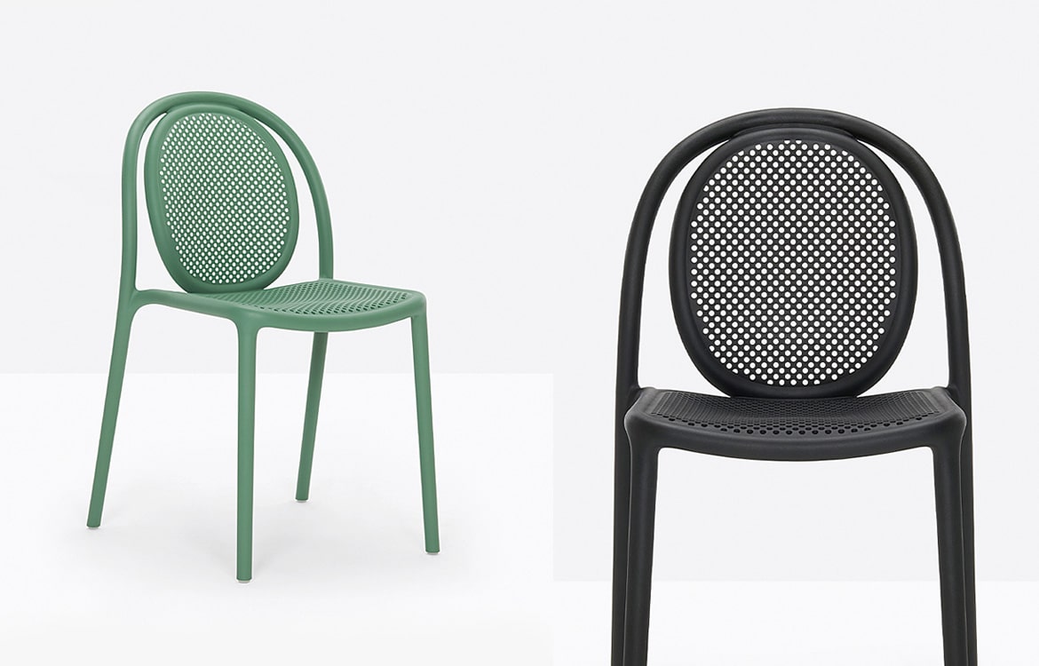 Green Outdoor Cafe Chair