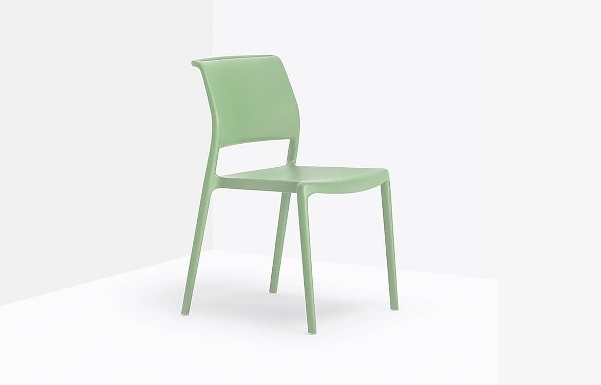 Green cafe chair