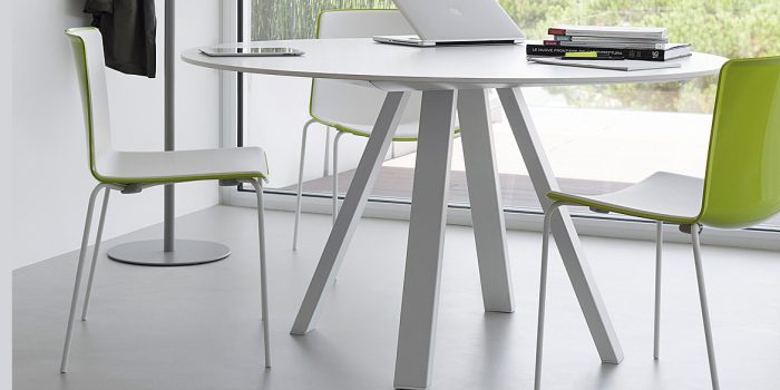 Green commercial stacking chair