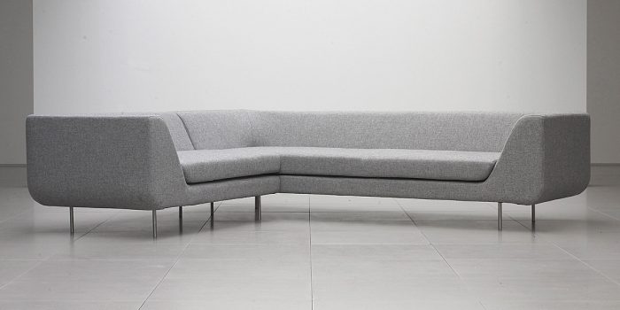 Grey Office Sofa Corner