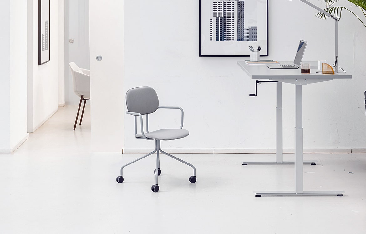 Grey Standing Desk