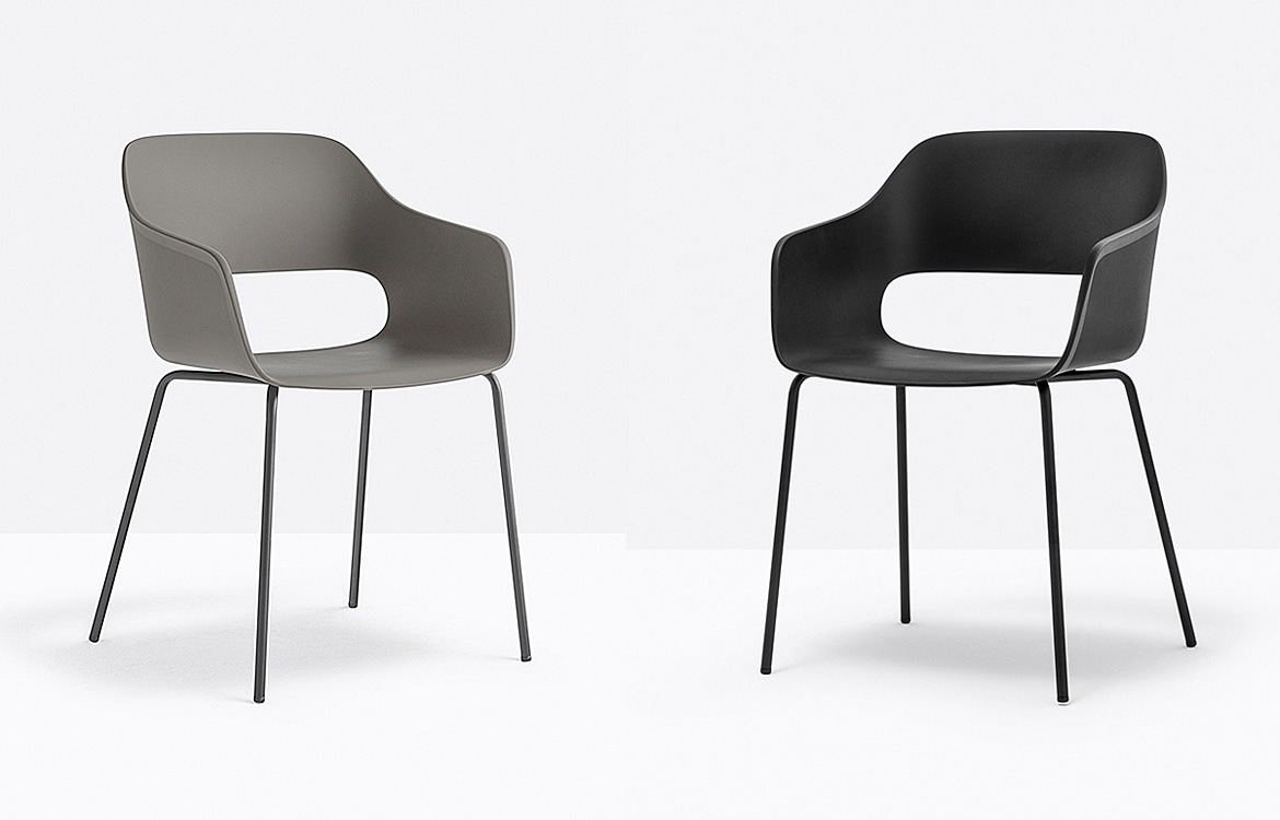 Grey cafe chair