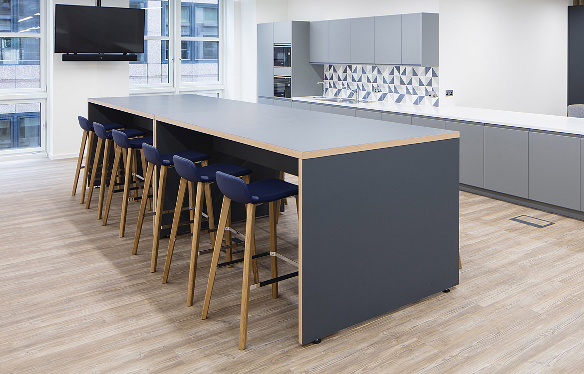 Grey high study table