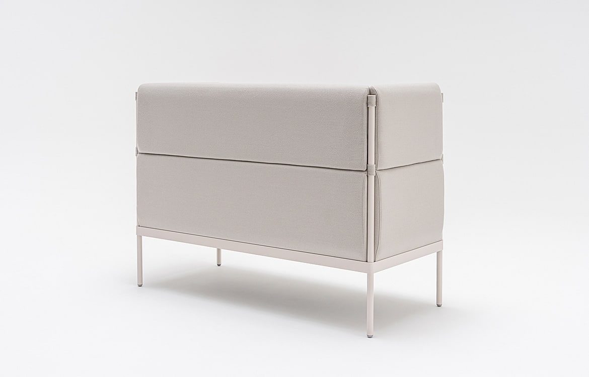 Grey sofa back