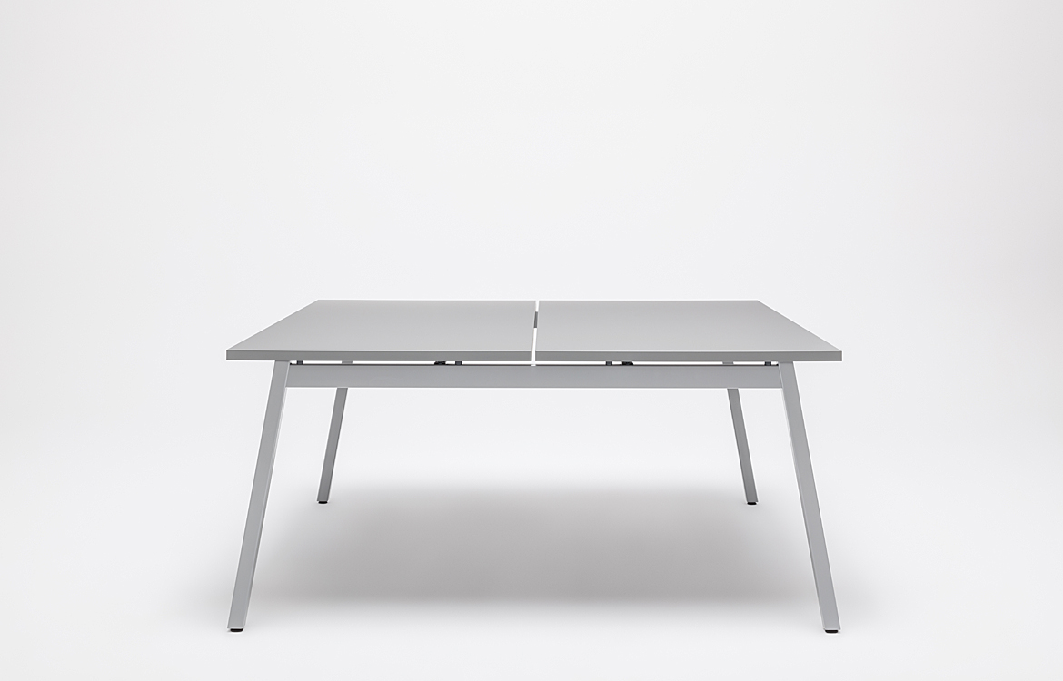 Grey study desk